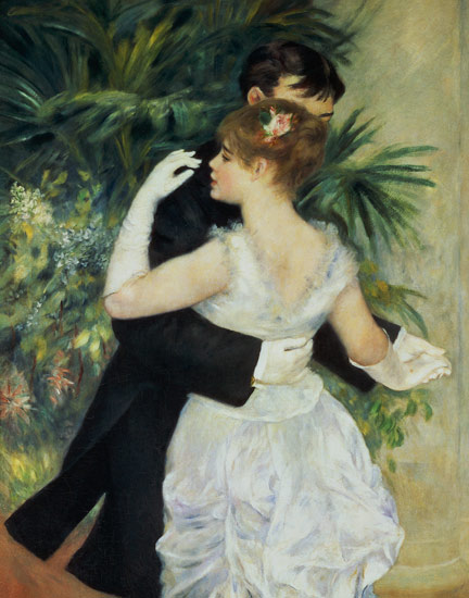 A.Renoir, Tanz in der Stadt / 1883 /Det. van Pierre-Auguste Renoir