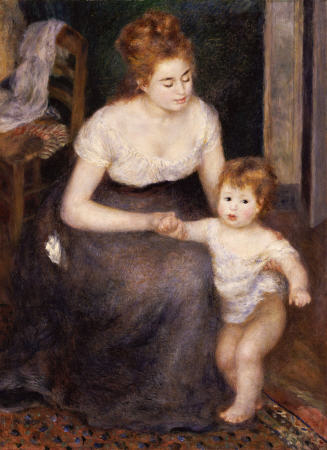 The First Step van Pierre-Auguste Renoir