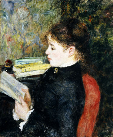The Reader van Pierre-Auguste Renoir