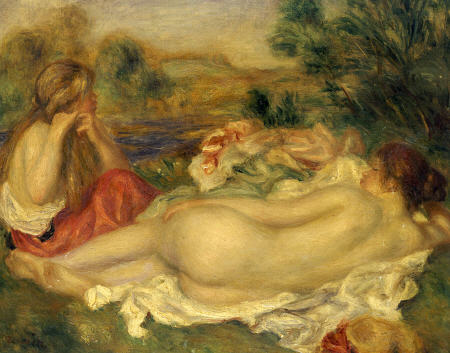 Two Bathers van Pierre-Auguste Renoir