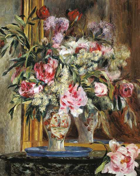 Vase of Flowers van Pierre-Auguste Renoir