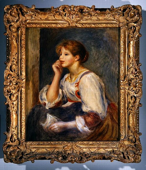 Woman with a letter, c.1890 van Pierre-Auguste Renoir