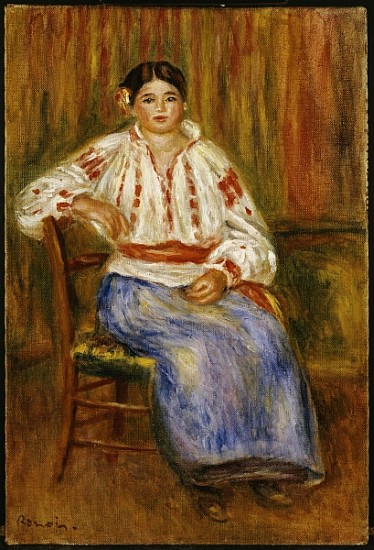 Young Romanian van Pierre-Auguste Renoir