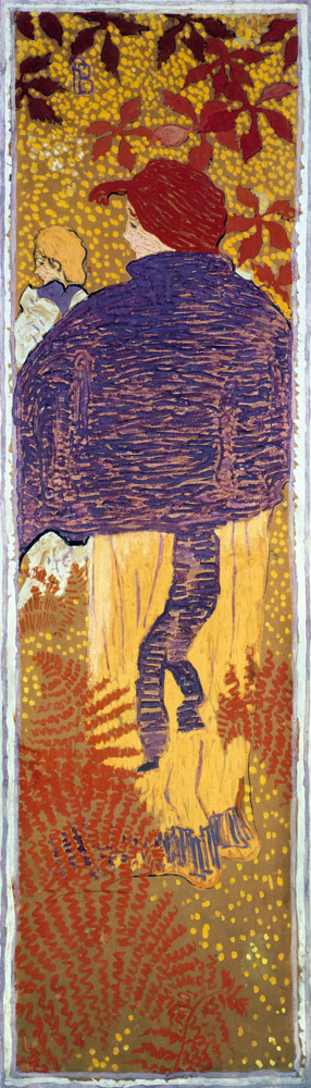 Vrouw met Cape van Pierre Bonnard