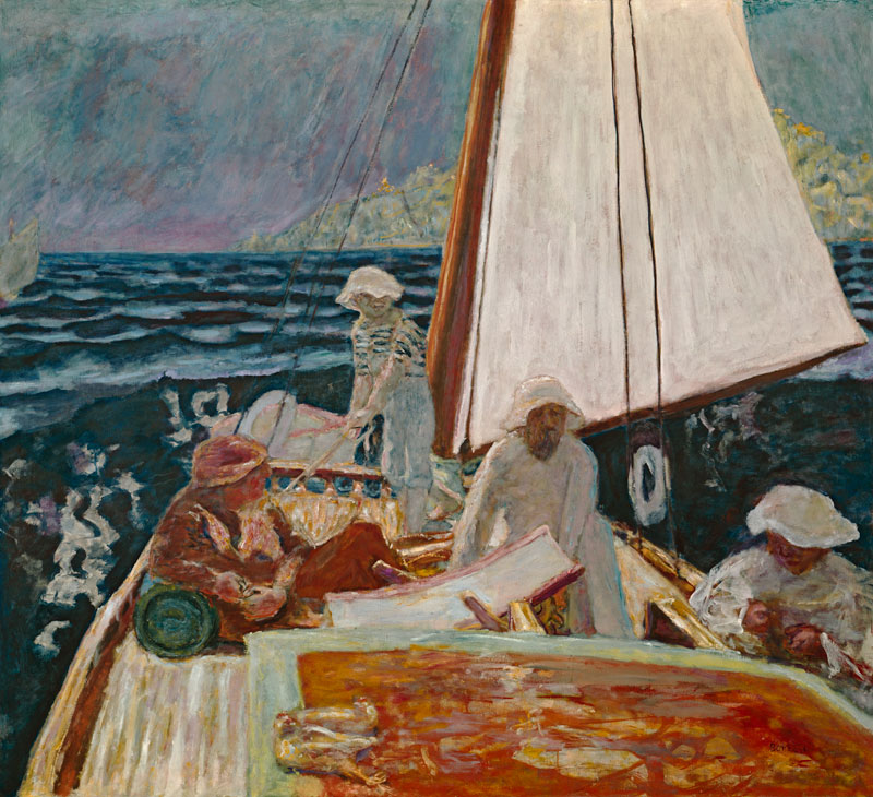 Signac and his Friends Sailing van Pierre Bonnard