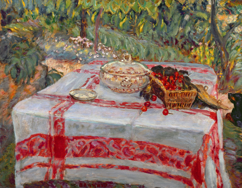 Still Life with a Tablecloth van Pierre Bonnard