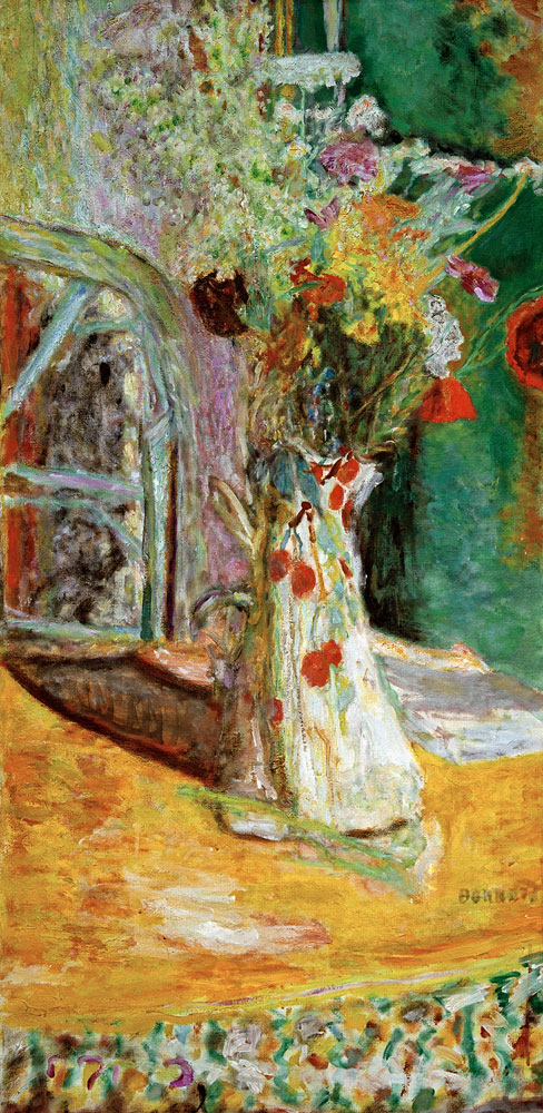 Vase de fleurs van Pierre Bonnard
