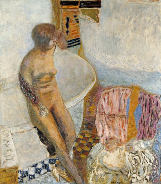 Nude by the Bath Tub van Pierre Bonnard