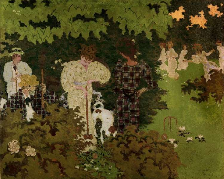 Crépuscule ou La partie du croquet van Pierre Bonnard