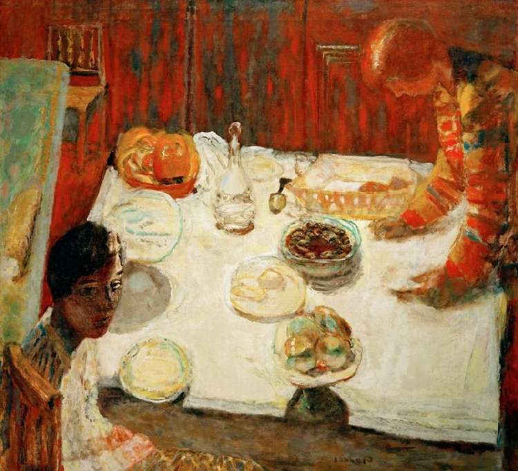 The White Tablecloth van Pierre Bonnard