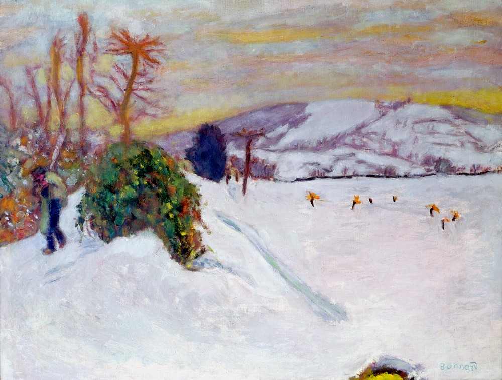 The Snow at Dauphine van Pierre Bonnard
