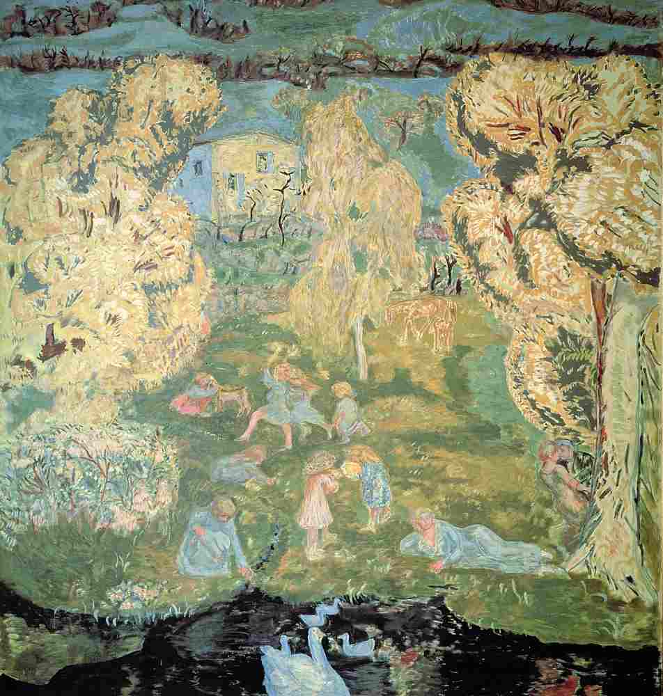 The First Days of Spring in the Countryside van Pierre Bonnard