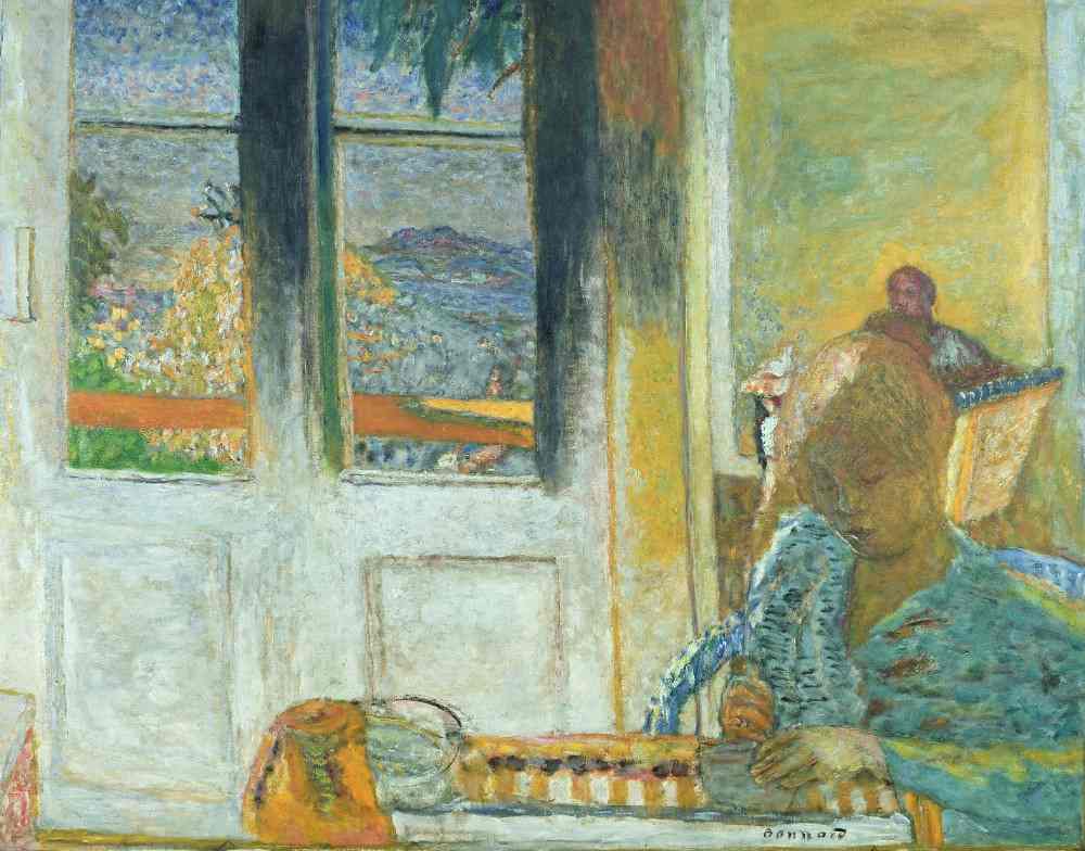 The French Windows or, Morning in Le Cannet van Pierre Bonnard