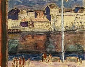 Der Hafen von St. Tropez. van Pierre Bonnard