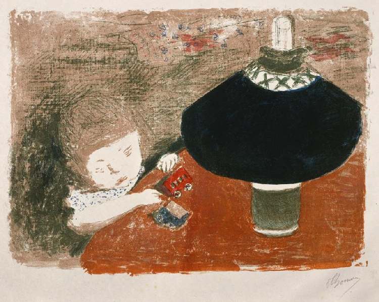 L’Enfant à la lampe van Pierre Bonnard