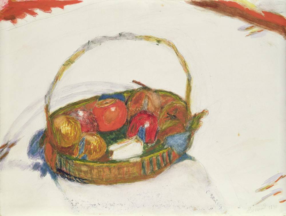 Basket of Fruit van Pierre Bonnard