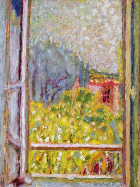 La petite fenêtre ouverte van Pierre Bonnard