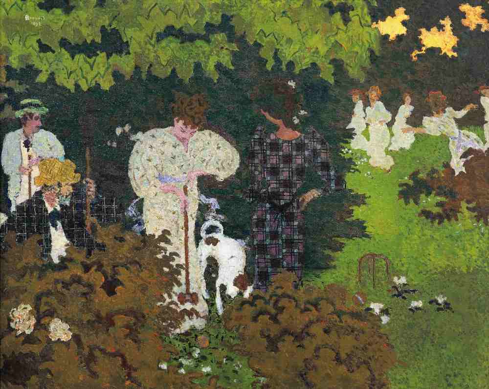 Twilight or The game of croquet van Pierre Bonnard