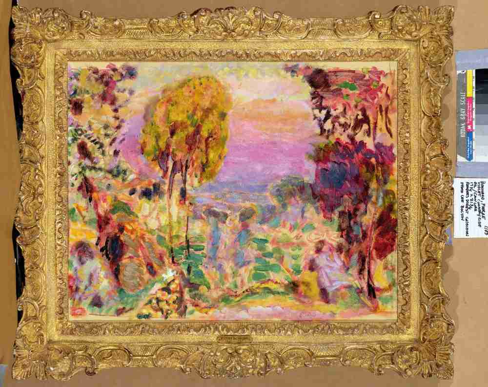 Violet Countryside van Pierre Bonnard