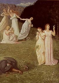 Die jungen Mädchen und der Tod. van Pierre-Cécile Puvis de Chavannes