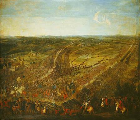 Battle of Fleurus van Pierre-Denis Martin