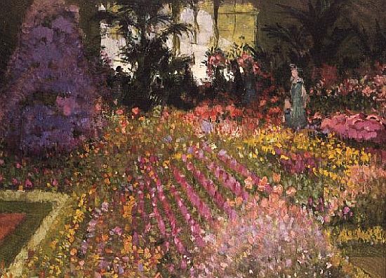 The Flower Garden van Pierre-Eugène Montézin