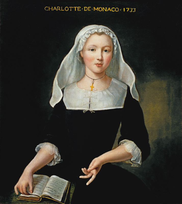 Portrait of Charlotte Grimaldi of Monaco van Pierre Gobert