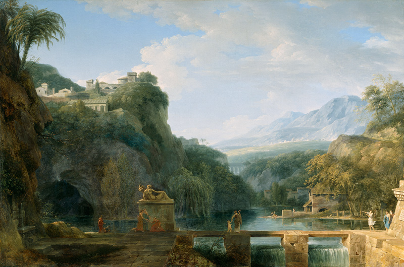 Landscape of Ancient Greece van Pierre Henri de Valenciennes