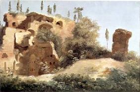 Ruins at the Villa Farnese