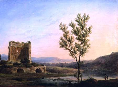 View of the Outskirts of Rome van Pierre Henri de Valenciennes