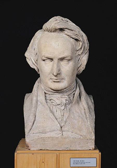 Bust of Victor Hugo (1802-85) aged 35 van Pierre Jean David d'Angers