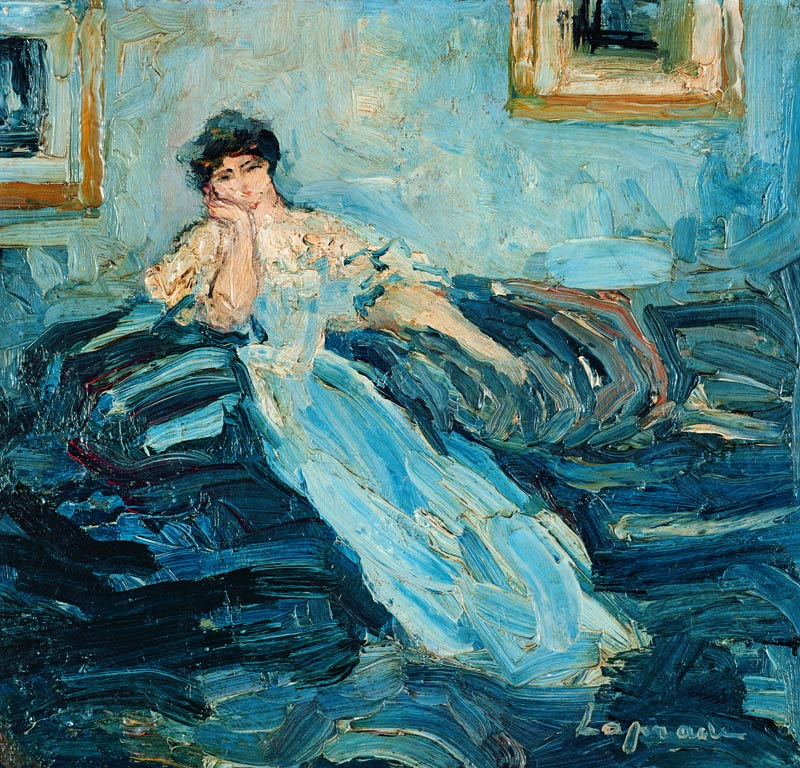 Woman in an Interior van Pierre Laprade