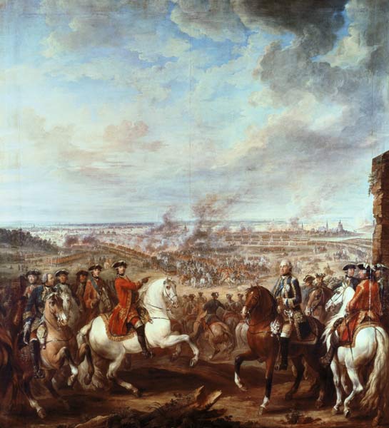 The Battle of Fontenoy van Pierre Lenfant