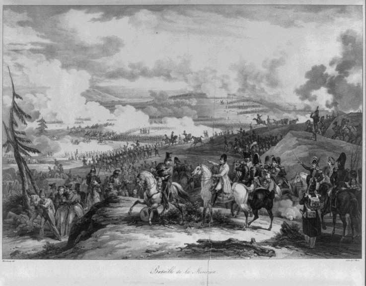 The Battle of Borodino van Pierre Martinet