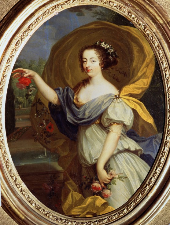 Portrait of Duchess De la Valliere as Flora van Pierre Mignard