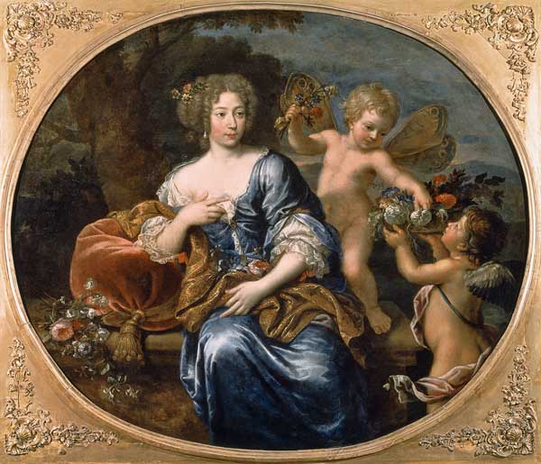 Portrait presumed to be Francoise-Athenais de Rochechouart de Mortemart (1640-1707) Marquise de Mont van Pierre Mignard