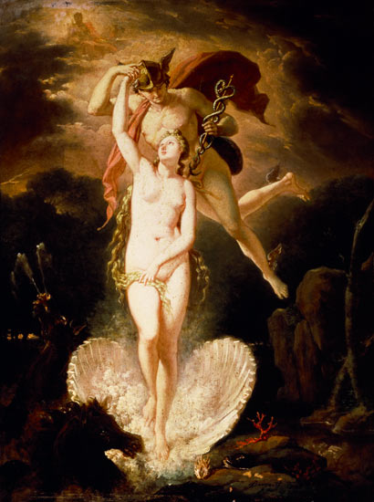 Venus and Mercury van Pierre-Nolasque Bergeret