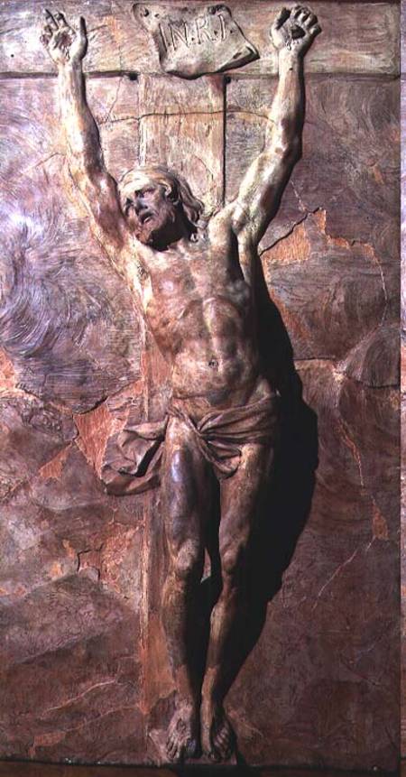 Christ Dying on the Cross, relief sculpture van Pierre  Puget
