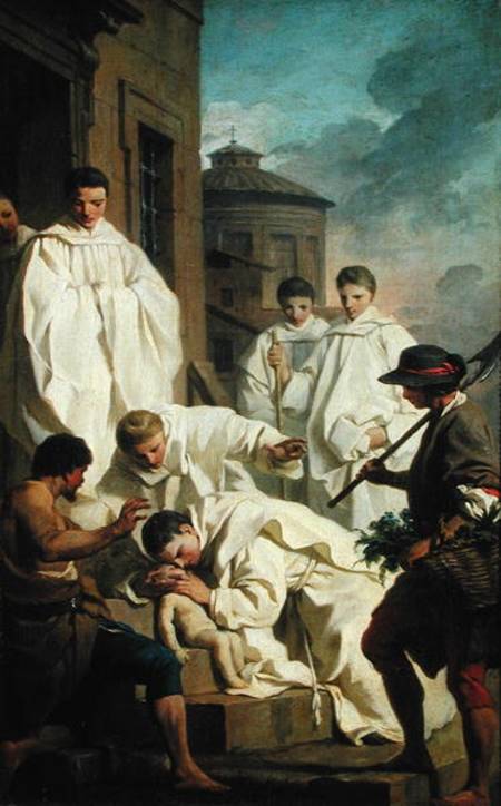 Study for St. Benedict Resuscitating a Child van Pierre Subleyras
