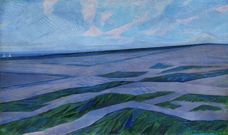 Dune Landscape van Piet Mondriaan