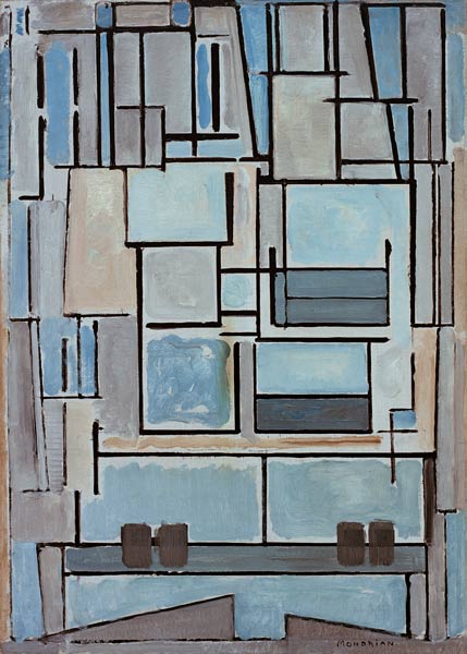 Composition No VI van Piet Mondriaan