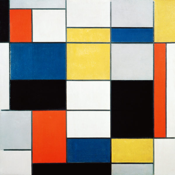 Composition A van Piet Mondriaan