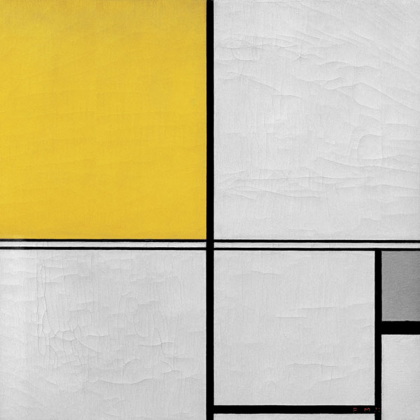 Composition With Double Line van Piet Mondriaan