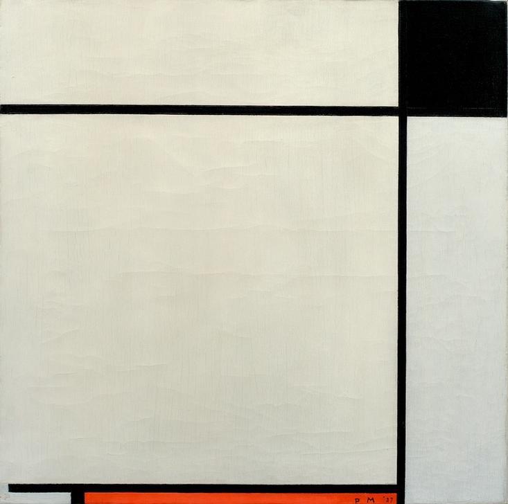 Composition with black…/1927 van Piet Mondriaan