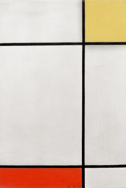 Composition with yellow… van Piet Mondriaan