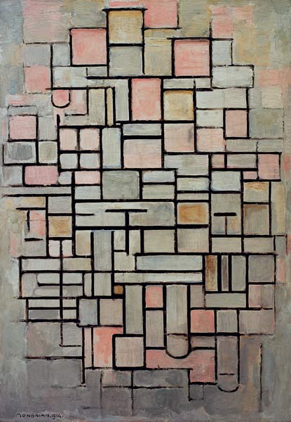 Composition No. IV; 1914 van Piet Mondriaan