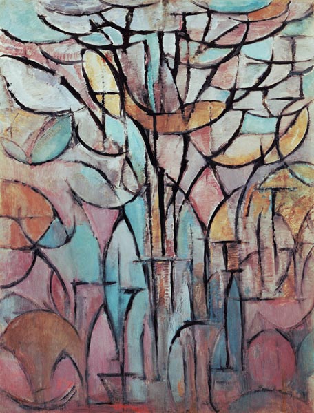 Bomen, Mondriaan van Piet Mondriaan