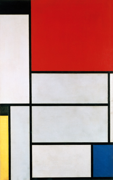 Tableau I van Piet Mondriaan