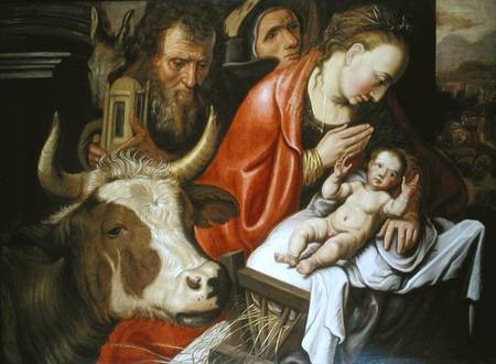 The Adoration of the Shepherds van Pieter Aertzen