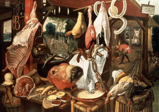 The Meat Stall van Pieter Aertzen